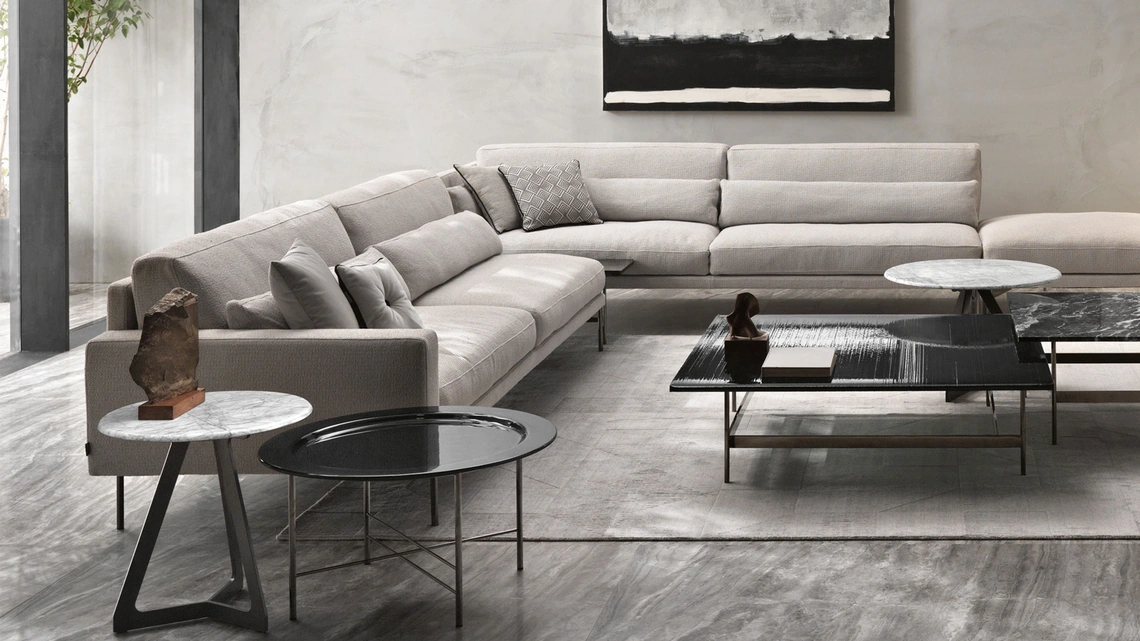 Tavolino tondo En di Fiam