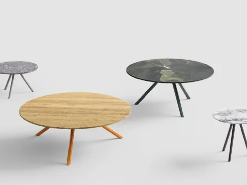 Tavolino Mini Heb con top in marmo di Desalto