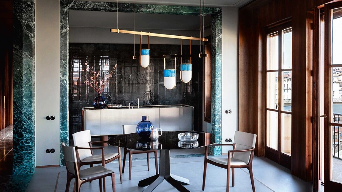 Lampada a Sospensione Xi di Poltrona Frau