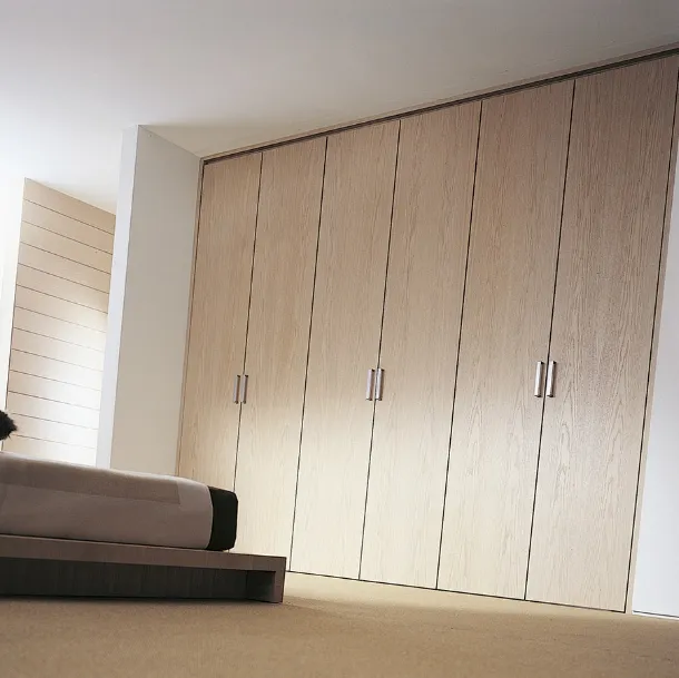Porta per interni a libro Flecto in rovere sbiancato di Movi