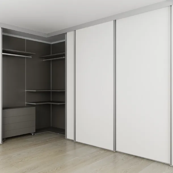 Armadio Aliante con Boiserie interna di De Rosso