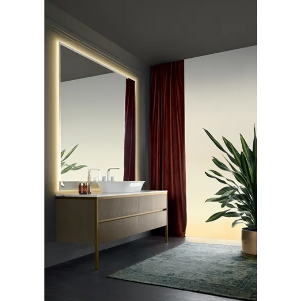 Mobile da Bagno in Rovere miele Algonquin 02 di Milldue