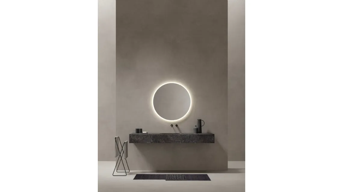 Mobile da Bagno sospeso in marmo Azuco 24 03 di Milldue