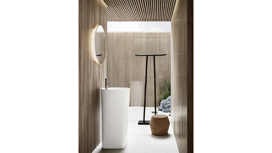 Mobile da Bagno a terra in Cristalplant Azuma 24 06 di Milldue