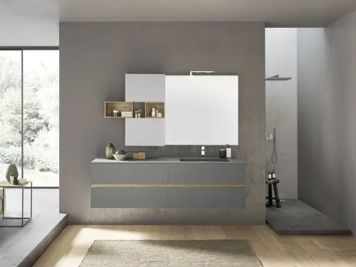 Mobile da Bagno sospeso Lime 2|0 Comp 208 di Azzurra
