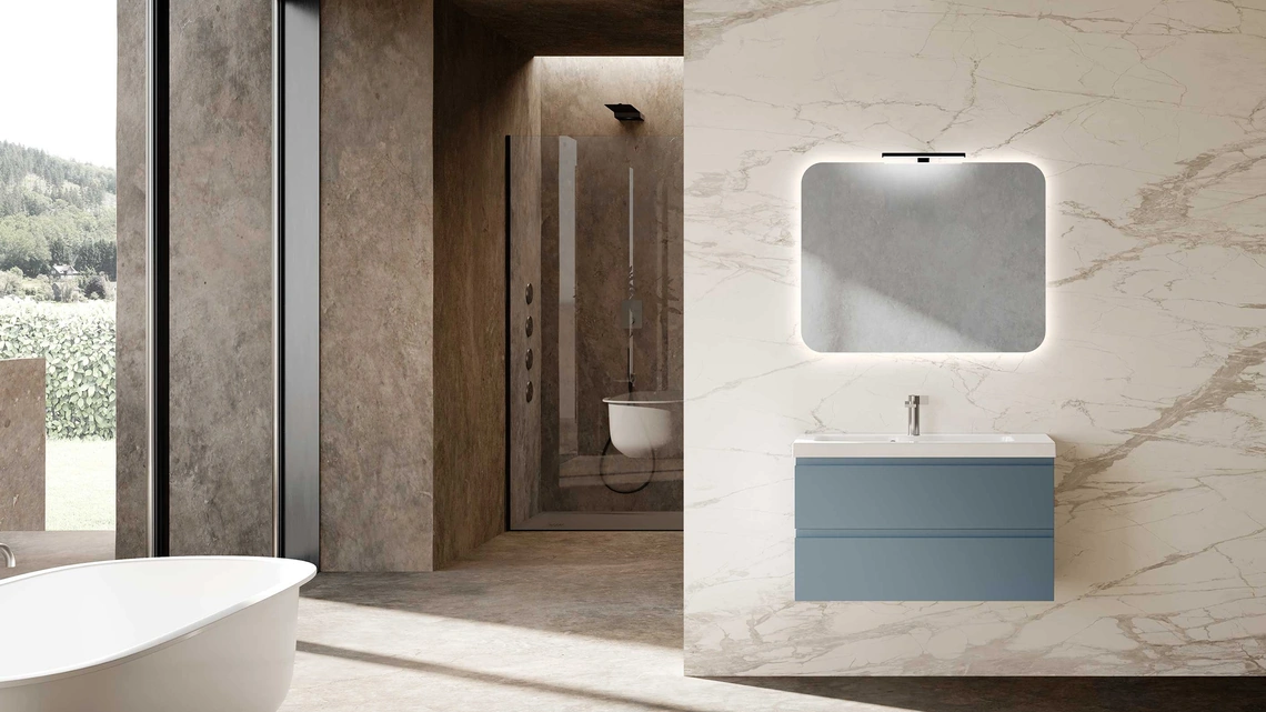 Mobile da Bagno Block Square Evo C37 di Azzurra