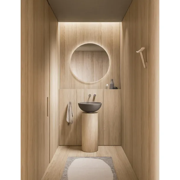 Mobile da Bagno in rovere Caba 24 01 di Milldue