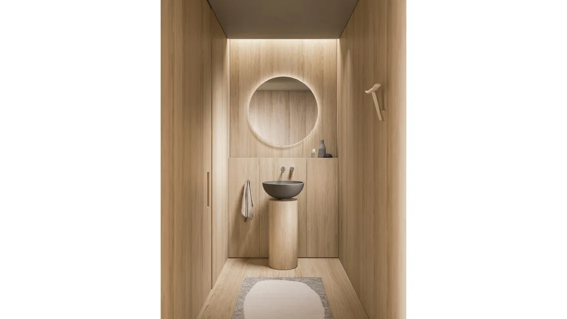 Mobile da Bagno in rovere Caba 24 01 di Milldue