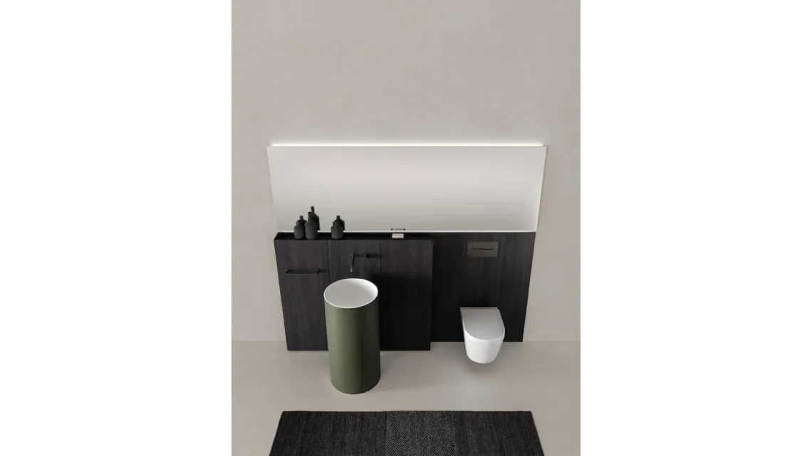Mobile da Bagno in nobilitato Venato Mirto Caba 24 04 di Milldue