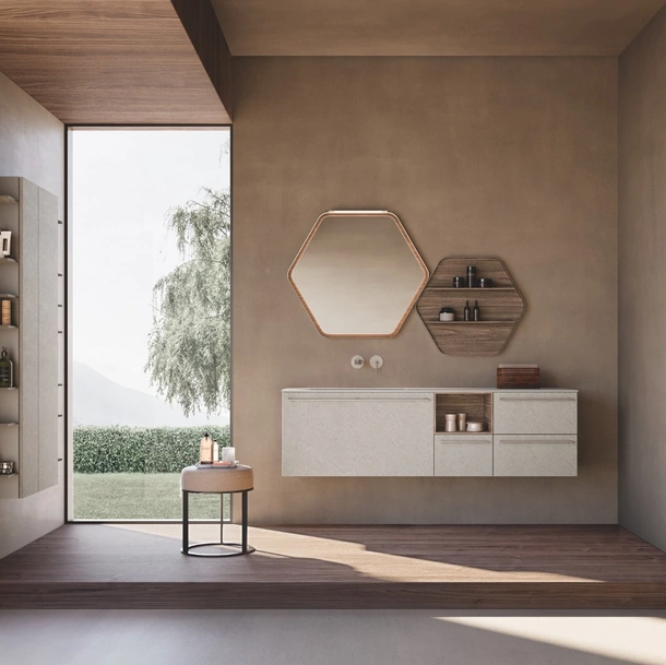 Mobile da Bagno sospeso Lime 0 Grip 026 di Azzurra