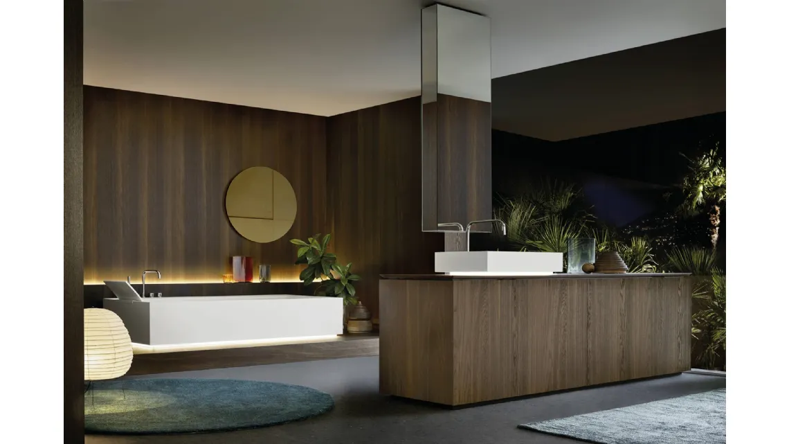 Mobile da Bagno in Rovere termocotto Puro 24 07 di Milldue