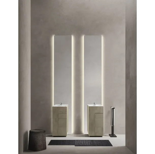Mobile da Bagno in argilla arena Touch 24 06 di Milldue