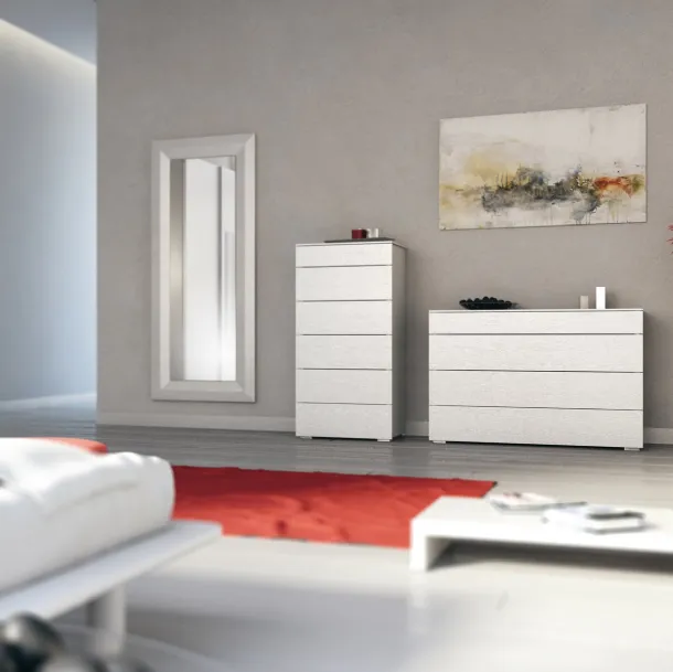 Comò e Cassettiera in legno Wide di Fratelli Elli