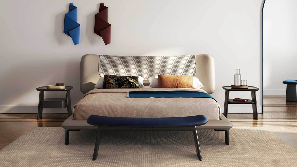 Letto di design Duo di Poltrona Frau