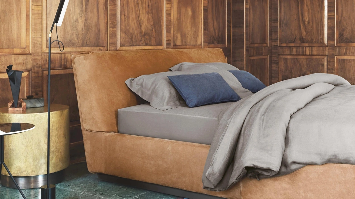 Letto matrimoniale Gentleman di Flou