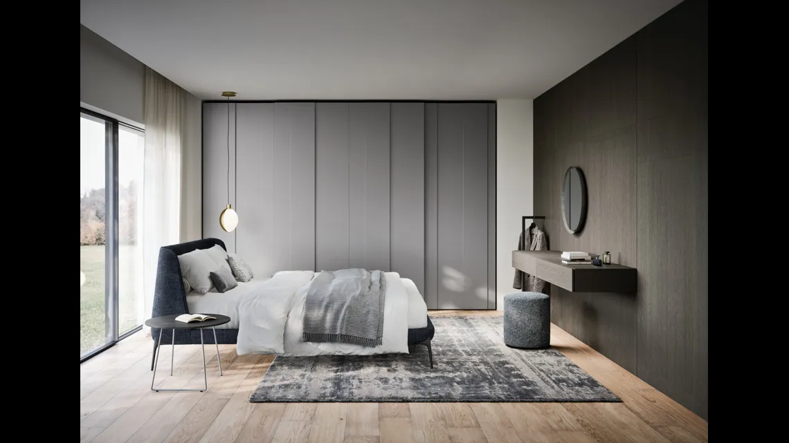 Letto in tessuto Velvet di Novamobili
