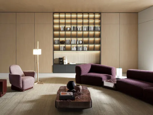 Libreria a muro 505 UP SYSTEM 03 di Molteni & C