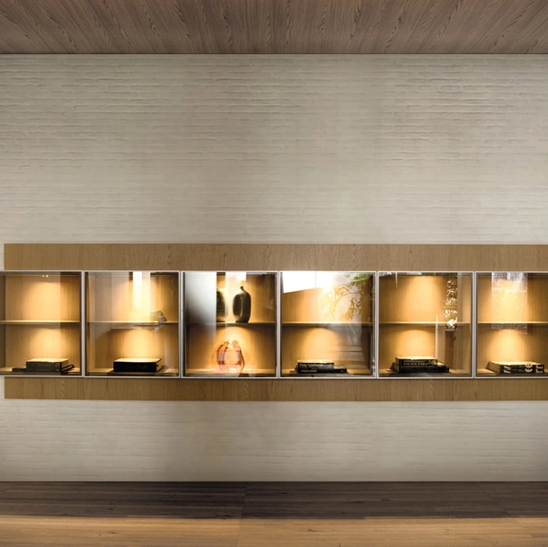 Libreria Pass-Word Grid Up Wall Unit di Molteni & C