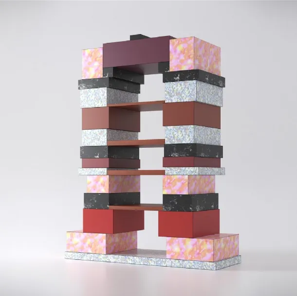 Libreria di design Slate di De Rosso