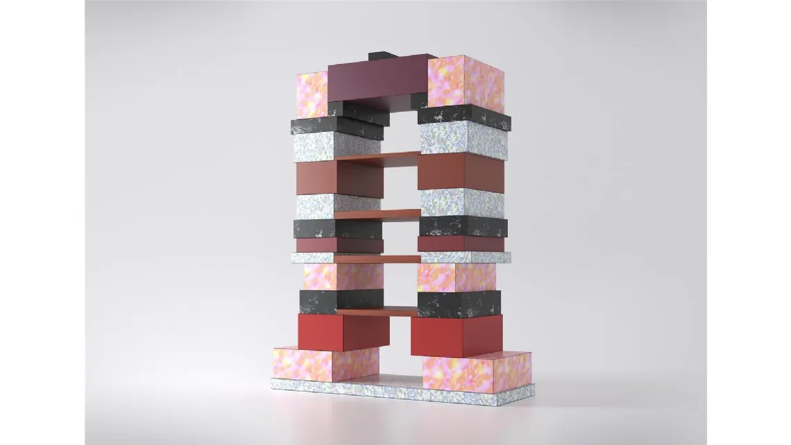 Libreria di design Slate di De Rosso