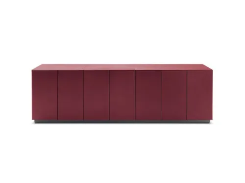 Madia CEO Cube Cabinet in laccato opaco di Poltrona Frau