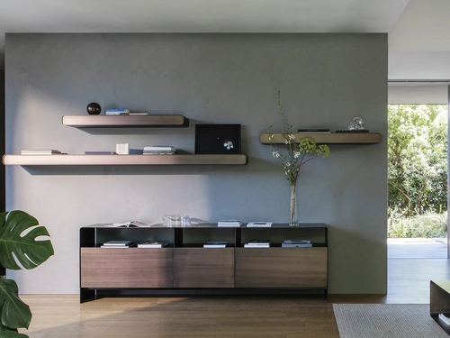 Madia Foglio in legno di Flou