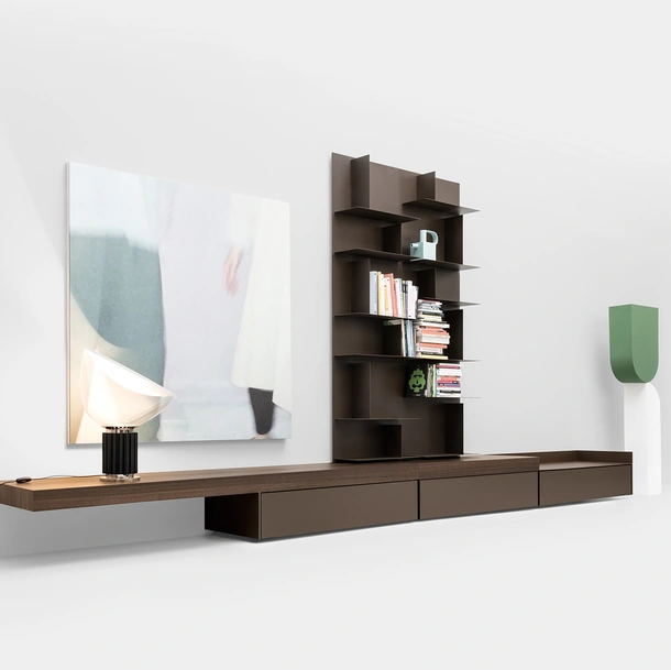 Mobile Porta Tv Avenue System Floor di Kristalia