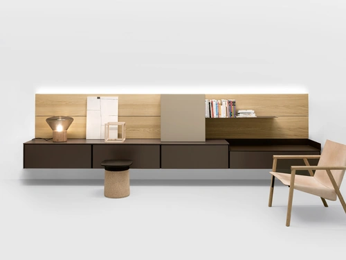 Mobile Porta Tv Avenue System Suspended di Kristalia