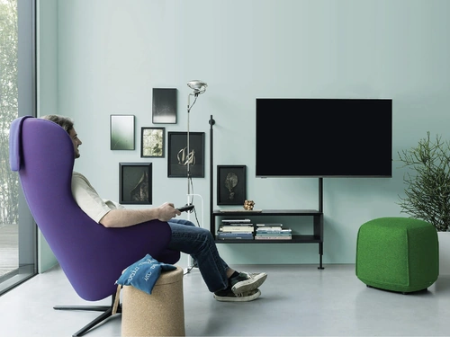 Mobile Porta Tv Avenue Up in legno e metallo di Kristalia