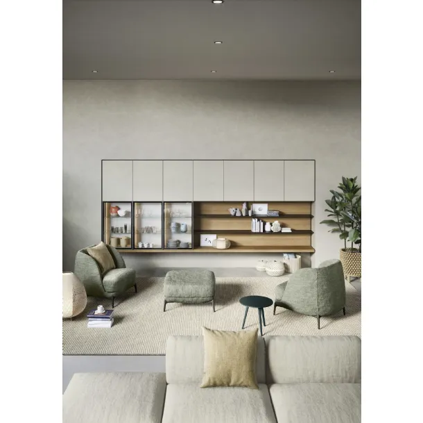 Parete Attrezzata Mensole e piani a muro di Novamobili