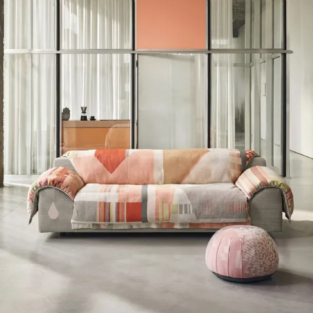 Divano lineare in tessuto Vlinder Sofa di Vitra