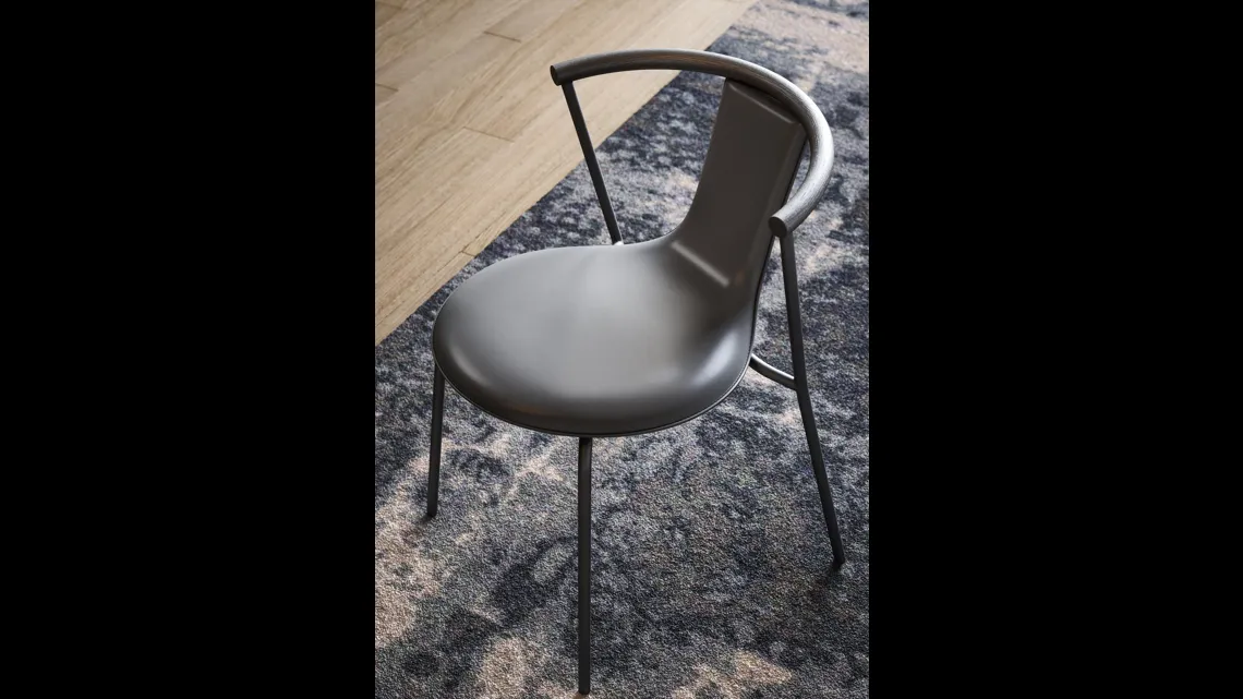 Sedia Agel Cuoio di Novamobili