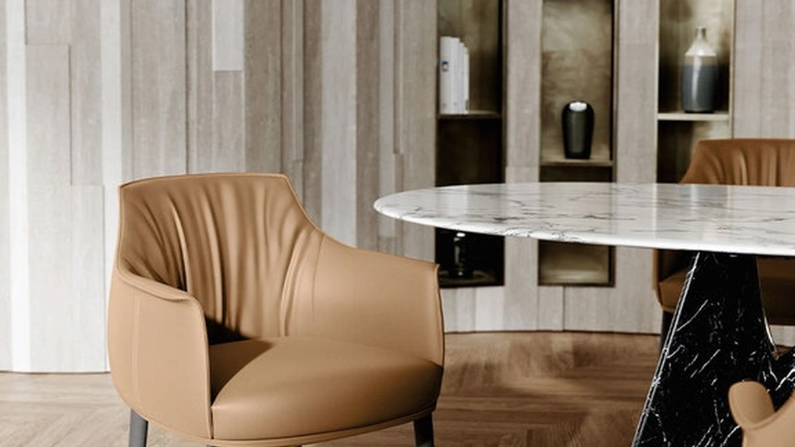 Sedia Archibald Large di Poltrona Frau
