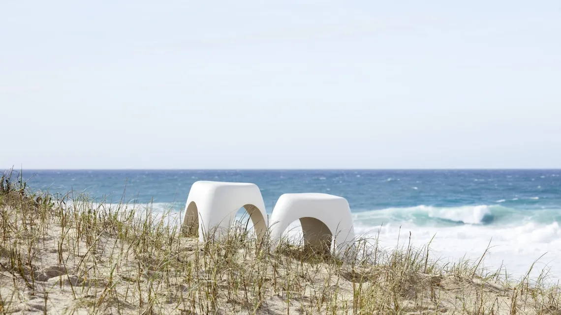 Sgabello in polipropilene Elephant Stool di Vitra