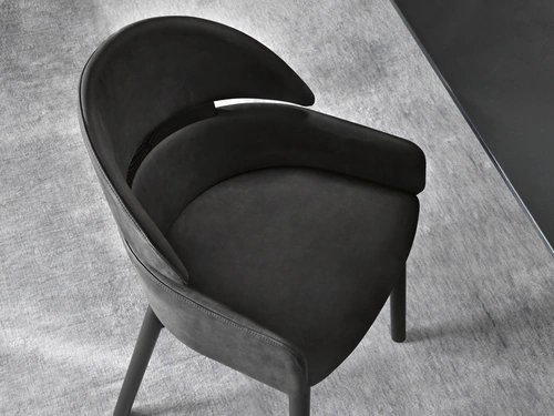 Sedia in pelle Lloyd di Fiam