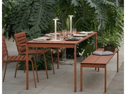 Tavolo Be-Easy Slatted di Kristalia