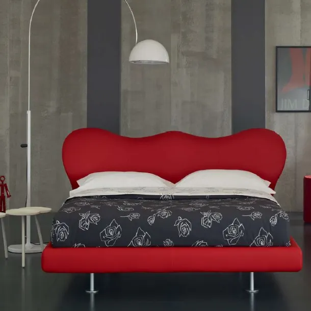 Copripiumino Charme rosso di Flou in promozione