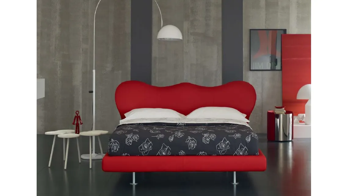 Copripiumino Charme rosso di Flou in promozione