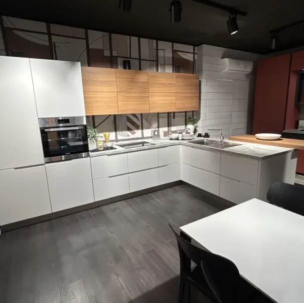 Cucina con penisola Lube Luna