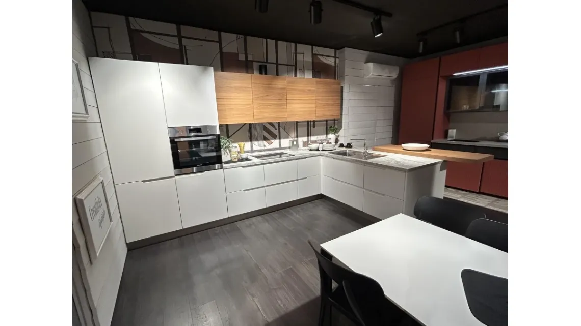 Cucina con penisola Lube Luna