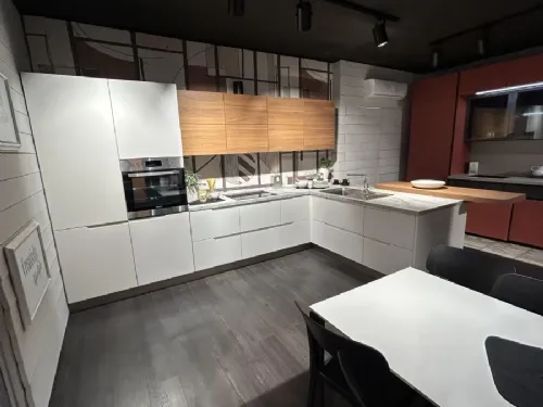 Cucina con penisola Lube Luna