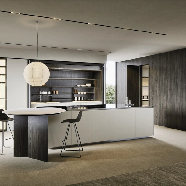 Cucina Design con isola C03 di Copat Life