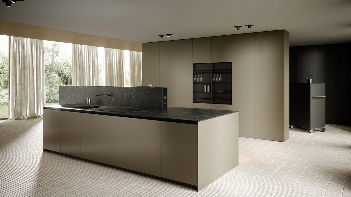 Cucina Design con isola C06 di Copat Life
