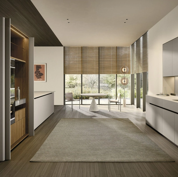 Cucina Design con penisola C09 di Copat Life