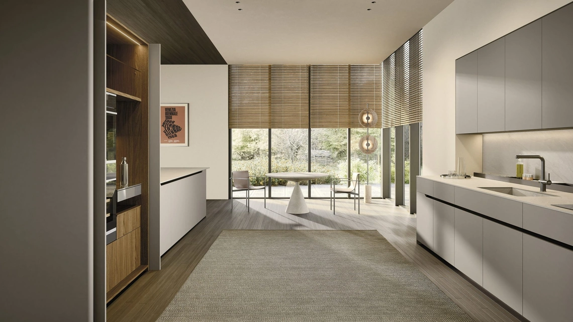 Cucina Design con penisola C09 di Copat Life