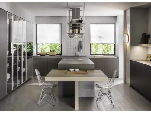 Cucina Design HiLine in Laccato opacp Dolomite di Dada