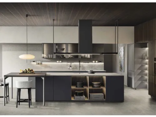 Cucina Design InDada in Fenix Grigio di Dada