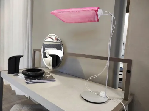 Lampada Brezza in metallo e tessuto scontata