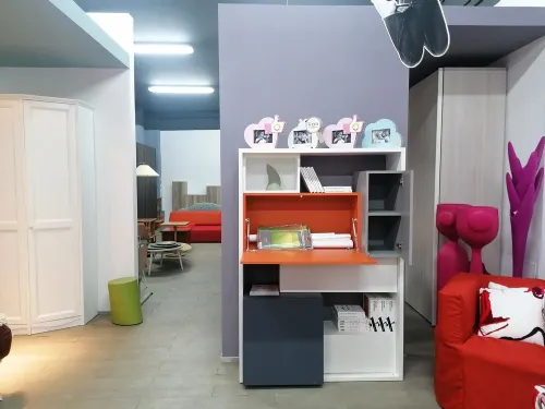 Libreria Random in laccato opaco di Doimo Cityline scontata
