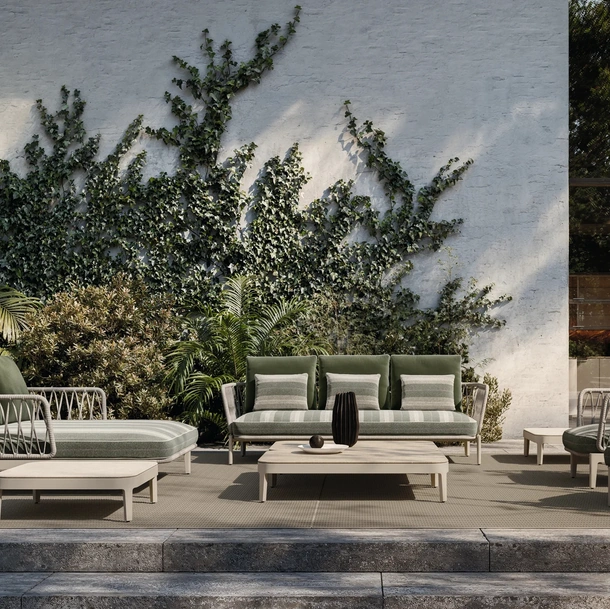 Arredo da esterno in alluminio Chelsea di Molteni & C